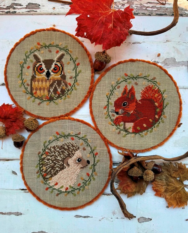 Fall Animals Trio